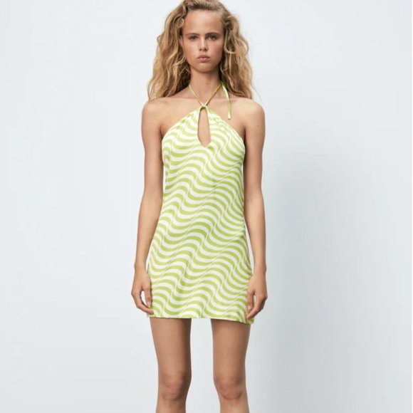 Zara Dresses & Skirts - Zara Satin Effect Print Mini Dress